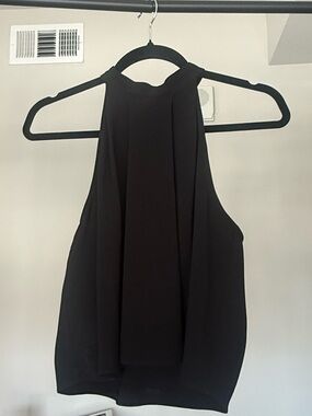 bebe Black Halter Camisole Top
